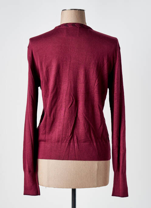 Gilet manches longues stretch rouge SCOTCH & SODA femme