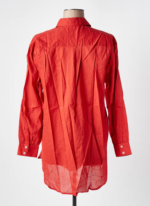 Tunique manches longues col chemisier rouge SCOTCH & SODA femme