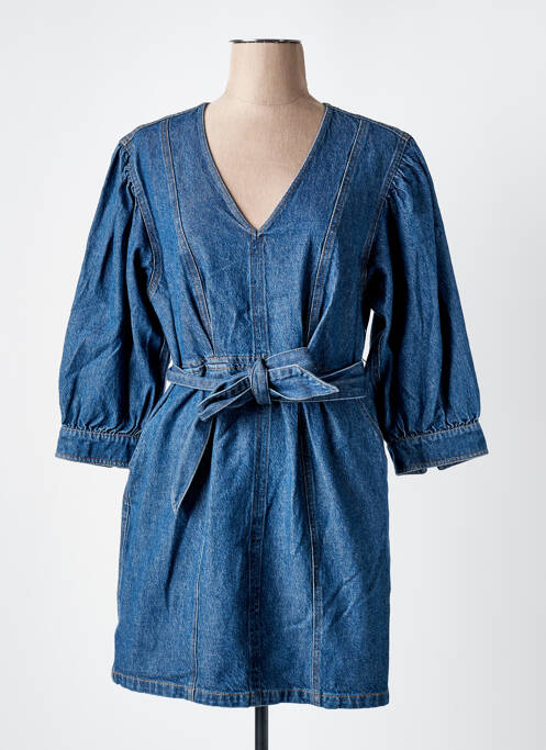 Robe courte bleu SCOTCH & SODA pour femme