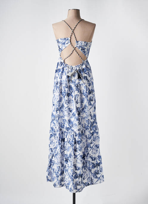 Robe longue bleu SCOTCH & SODA pour femme