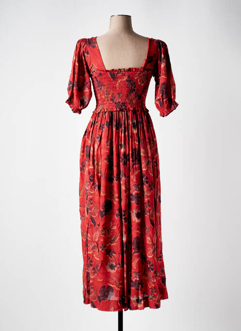 Robe longue orange SCOTCH & SODA femme