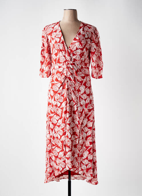 Robe longue orange SCOTCH & SODA pour femme