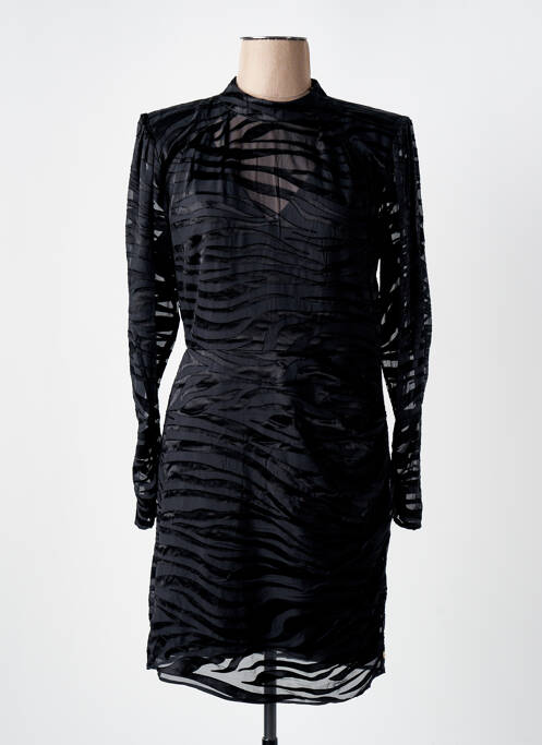 Robe mi-longue noir SCOTCH & SODA pour femme