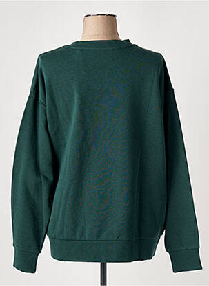 Sweat-shirt stretch manches longues vert SCOTCH & SODA femme