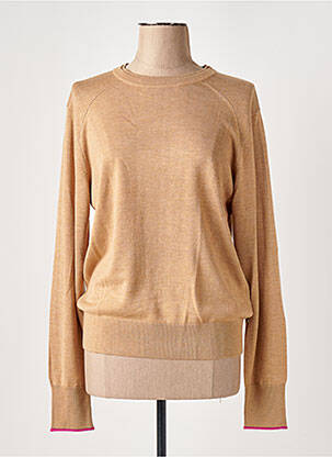 Pull stretch manches longues beige SCOTCH & SODA femme