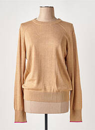 Pull stretch manches longues beige SCOTCH & SODA femme