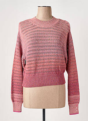 Pull stretch manches longues rose SCOTCH & SODA femme