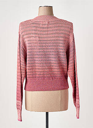 Pull stretch manches longues rose SCOTCH & SODA femme