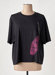 T-shirt imprimé fantaisie manches courtes noir SCOTCH & SODA femme