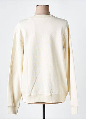 Sweat-shirt stretch manches longues beige SCOTCH & SODA femme