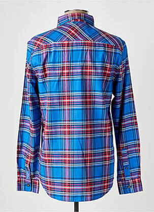 Chemise manches longues poches bleu SCOTCH & SODA homme
