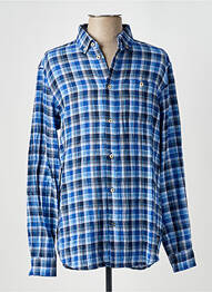 Chemise manches longues coupe droite bleu SCOTCH & SODA homme