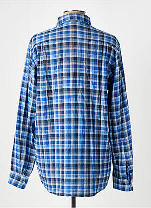 Chemise manches longues coupe droite bleu SCOTCH & SODA homme