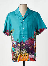 Chemise manches courtes poches bleu SCOTCH & SODA homme