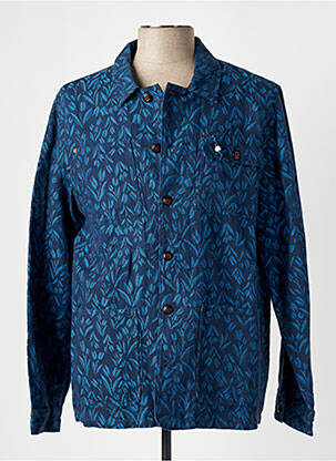 Chemise manches longues poches bleu SCOTCH & SODA homme