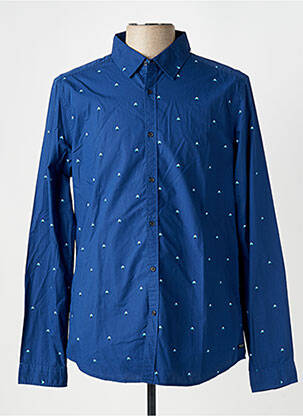 Chemise manches longues imprimé fantaisie bleu SCOTCH & SODA homme