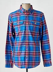 Chemise manches longues bleu SCOTCH & SODA pour homme seconde vue