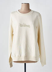 Sweat-shirt beige SCOTCH & SODA pour femme seconde vue