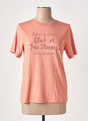 T-shirt rose SCOTCH & SODA pour femme seconde vue