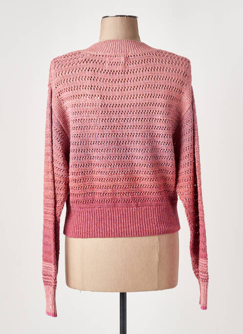 Pull stretch manches longues rose SCOTCH & SODA femme