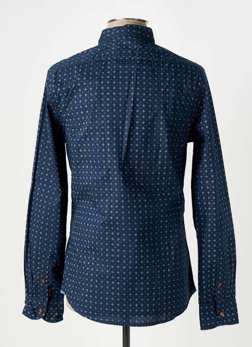 Chemise manches longues imprimé fantaisie bleu SCOTCH & SODA homme