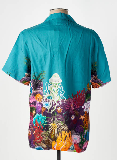 Chemise manches courtes bleu SCOTCH & SODA pour homme