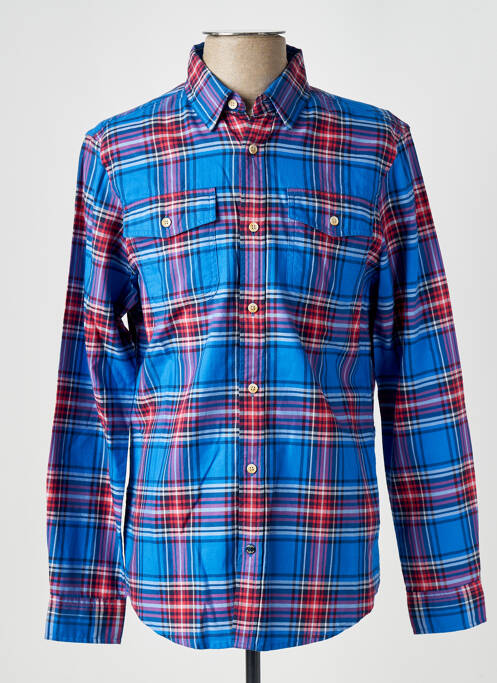 Chemise manches longues bleu SCOTCH & SODA pour homme