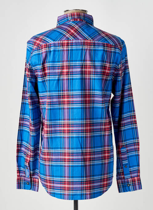 Chemise manches longues bleu SCOTCH & SODA pour homme