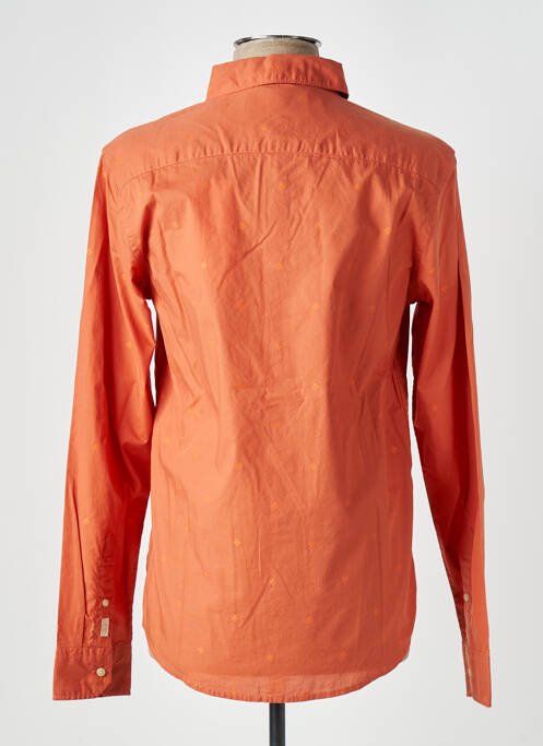 Chemise manches longues orange SCOTCH & SODA homme
