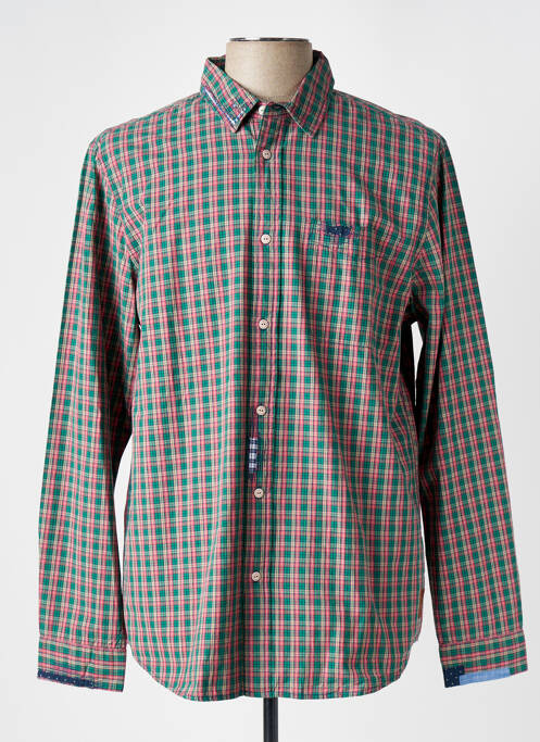 Chemise manches longues vert SCOTCH & SODA pour homme