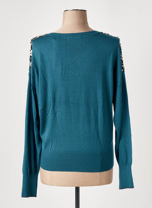 Pull col v manches longues bleu SCOTCH & SODA femme