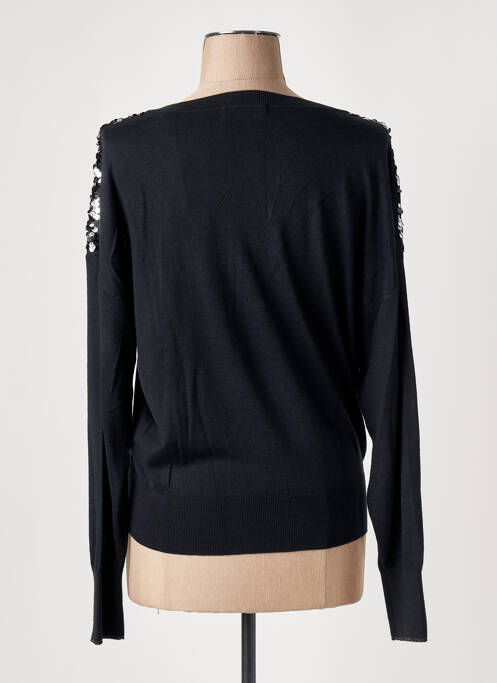 Pull col v manches longues noir SCOTCH & SODA femme