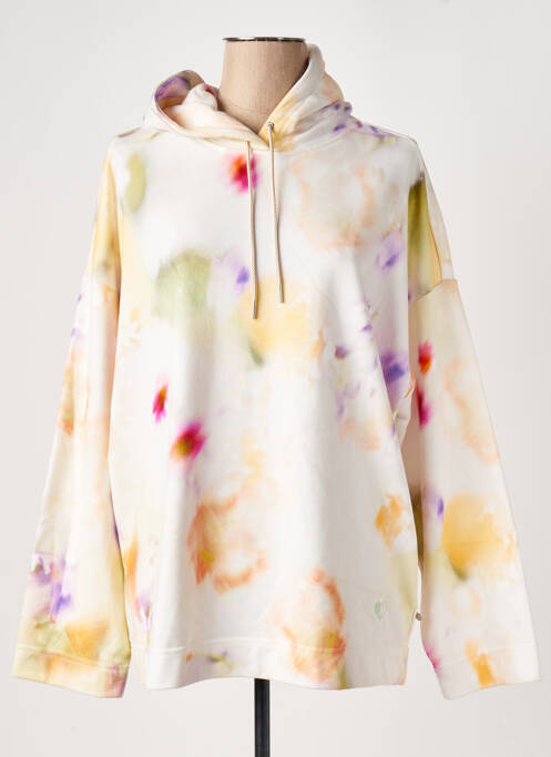 Sweat-shirt à capuche blanc SCOTCH & SODA pour femme