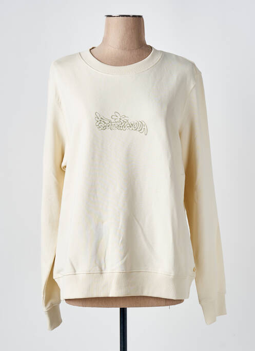 Sweat-shirt beige SCOTCH & SODA pour femme