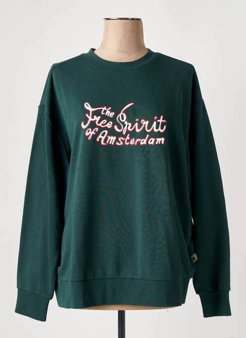 Sweat-shirt vert SCOTCH & SODA pour femme