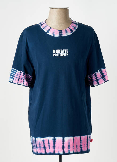 T-shirt bleu SCOTCH & SODA pour homme