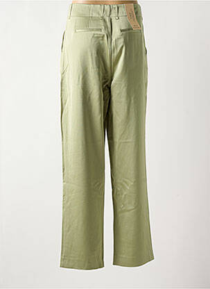 Pantalon large taille à pinces taille haute vert SCOTCH & SODA femme