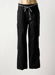 Pantalon cargo coupe droite taille haute noir SCOTCH & SODA femme
