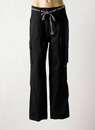 Pantalon cargo coupe droite taille haute noir SCOTCH & SODA femme