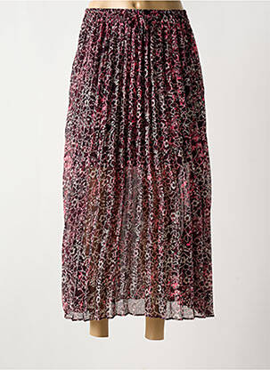 Jupe mi-longue taille normale rouge SCOTCH & SODA femme