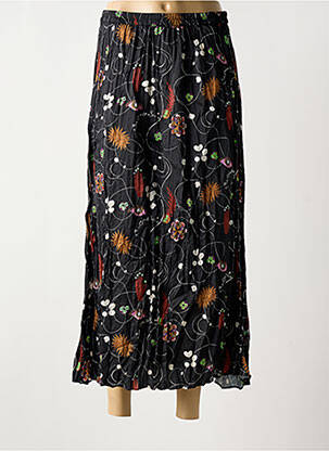 Jupe mi-longue taille normale noir SCOTCH & SODA femme