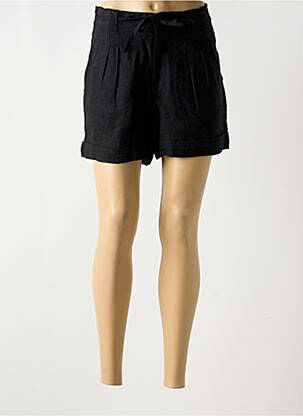 Short taille à pinces taille haute noir SCOTCH & SODA femme