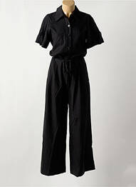 Combi-pantalon tissage crêpe manches courtes noir SCOTCH & SODA femme