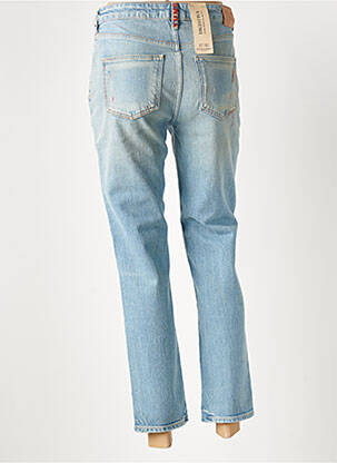Jeans coupe slim effet usé délavé taille normale bleu SCOTCH & SODA femme
