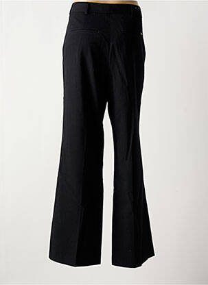 Pantalon flare fermeture zippée sous rabat avec crochet taille haute noir SCOTCH & SODA femme