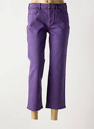 Jeans coupe droite stretch taille normale violet SCOTCH & SODA femme