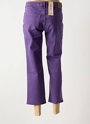 Jeans coupe droite stretch taille normale violet SCOTCH & SODA femme