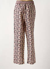 Pantalon droit rose SCOTCH & SODA pour femme seconde vue