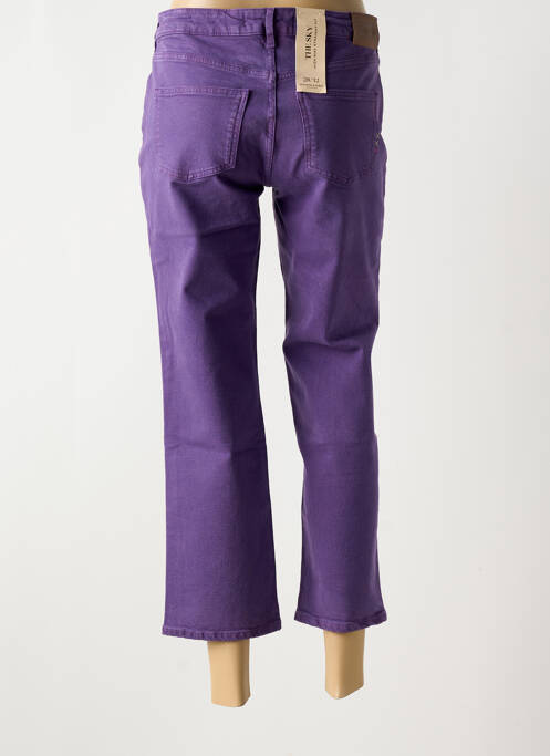 Jeans coupe droite stretch taille normale violet SCOTCH & SODA femme