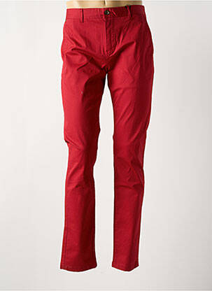 Pantalon chino tissage popeline taille normale rouge SCOTCH & SODA homme